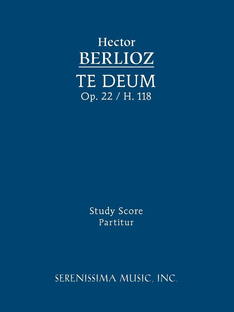 Te Deum, Op.22 / H 118 als Taschenbuch