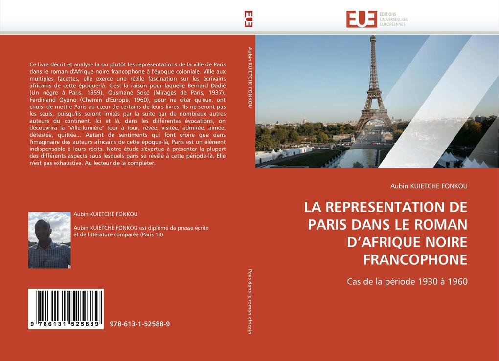 La Representation de Paris Dans Le Roman d''afrique Noire Francophone als Taschenbuch