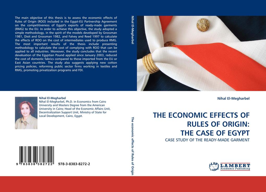 THE ECONOMIC EFFECTS OF RULES OF ORIGIN: THE CASE OF EGYPT als Buch (kartoniert)