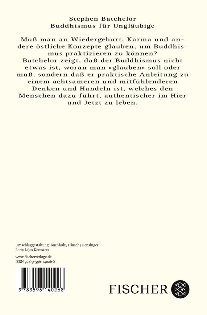Weitere Ansicht: Buddhismus für Ungläubige | Stephen Batchelor