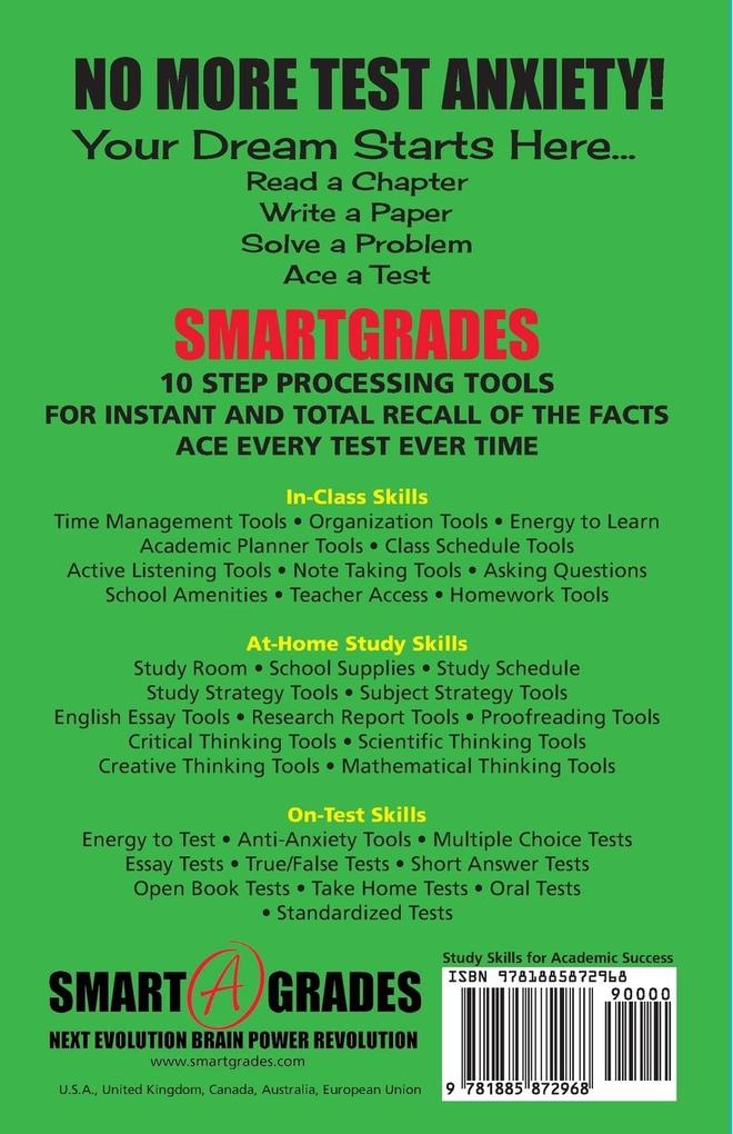 Weitere Ansicht: EVERY DAY AN EASY A Study Skills (High School Edition Paperback) SMARTGRADES BRAIN POWER REVOLUTION