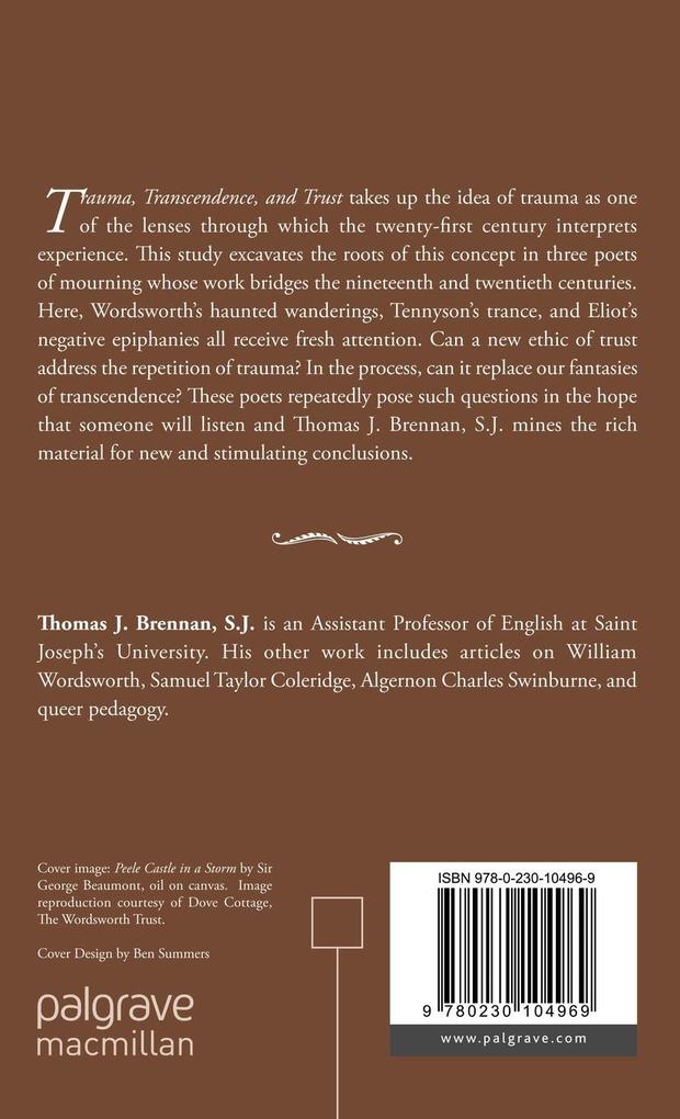Weitere Ansicht: Trauma, Transcendence, and Trust | Thomas J. Brennan, T. Brennan