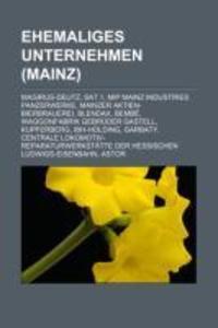 Produktbild: Ehemaliges Unternehmen (Mainz)