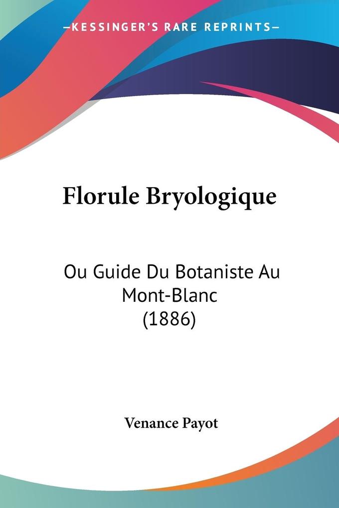 Florule Bryologique als Taschenbuch