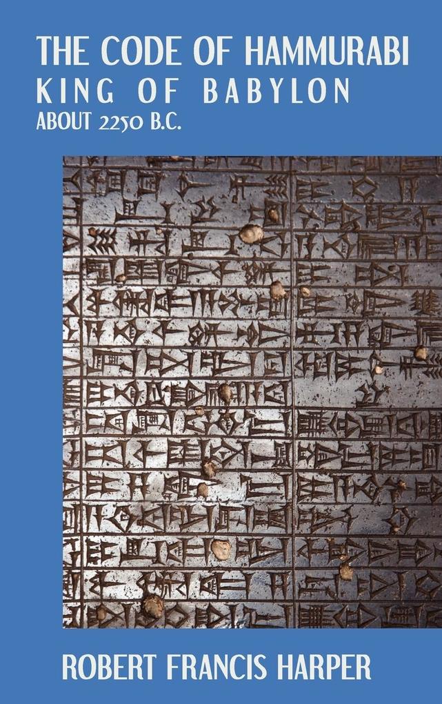 The Code of Hammurabi als Buch (gebunden)