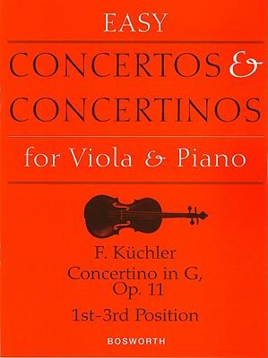 Concertino in G, Op. 11: Easy Concertos and Concertinos Series for Viola and Piano als Taschenbuch