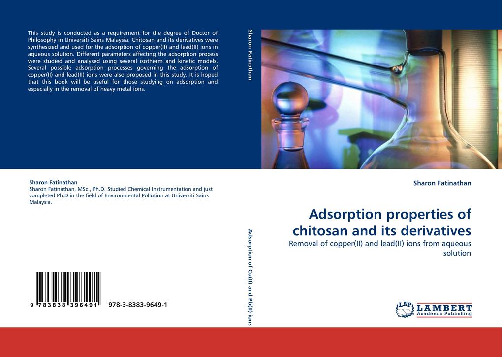 Adsorption properties of chitosan and its derivatives als Buch (kartoniert)
