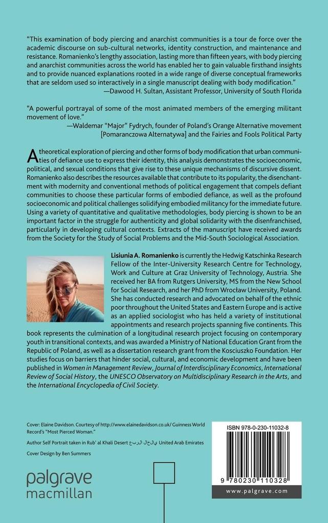 Weitere Ansicht: Body Piercing and Identity Construction | NA NA, Lisiunia A. Romanienko, Lisa A. Romanienko