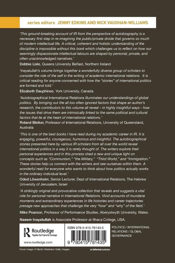 Weitere Ansicht: Autobiographical International Relations