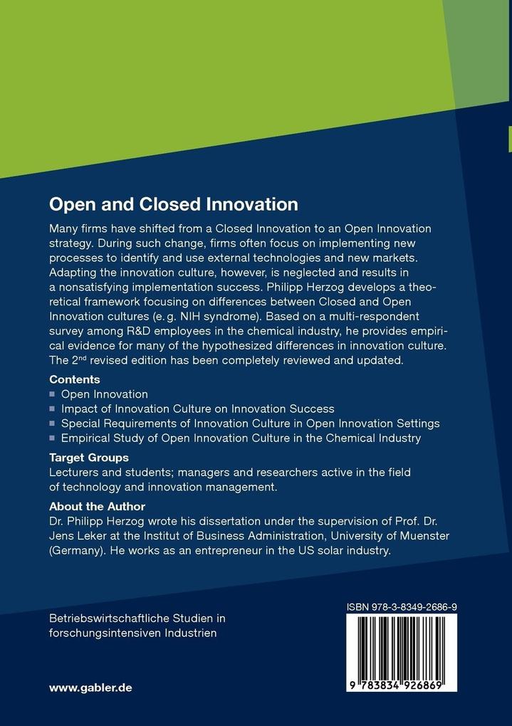 Weitere Ansicht: Open and Closed Innovation | Philipp Herzog