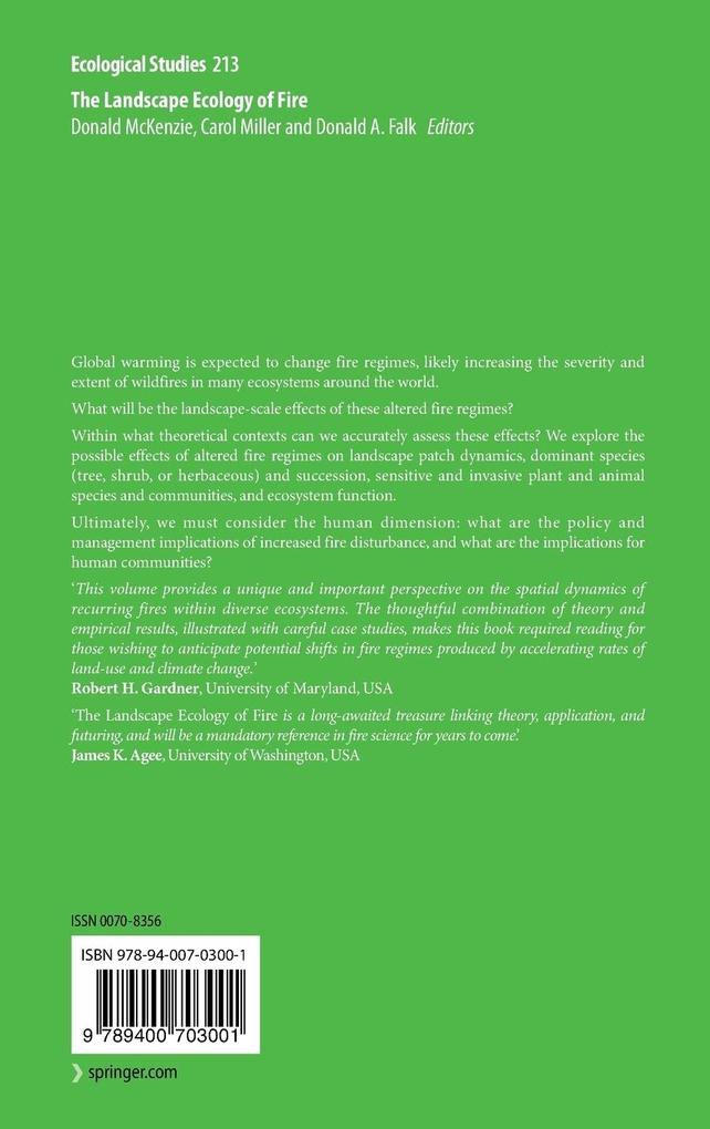 Weitere Ansicht: The Landscape Ecology of Fire