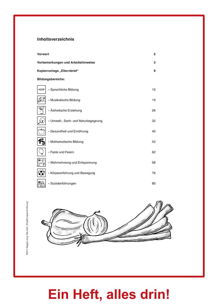 Weitere Ansicht: Kita Aktiv - Projektmappe Ernährung | Maggie Jung
