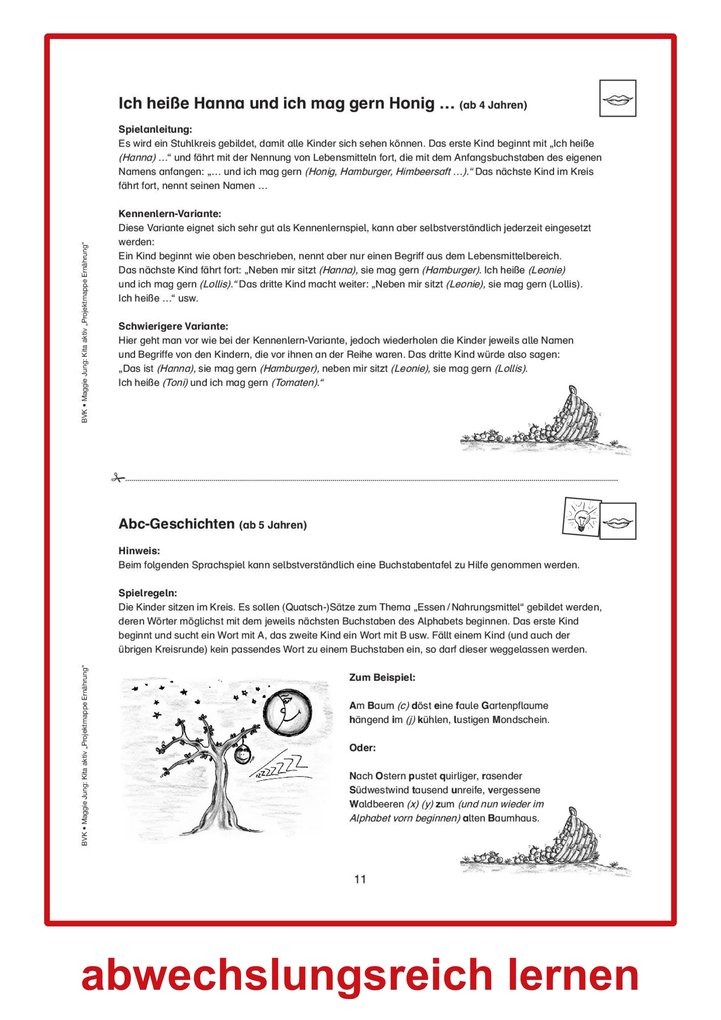 Weitere Ansicht: Kita Aktiv - Projektmappe Ernährung | Maggie Jung