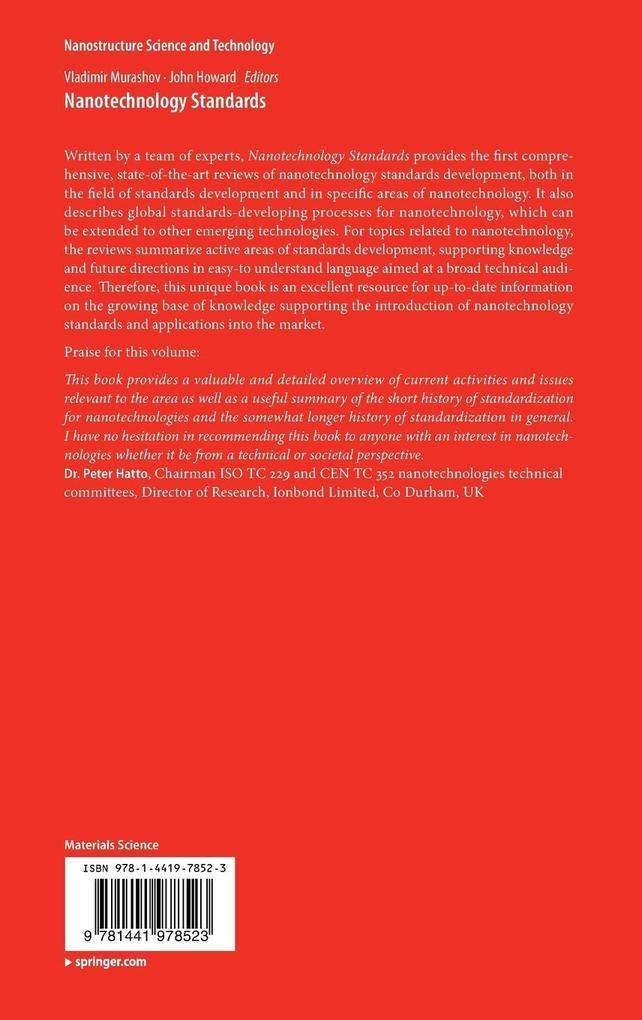 Weitere Ansicht: Nanotechnology Standards