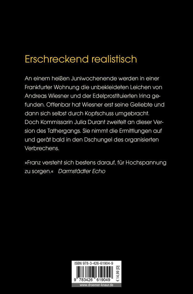 Weitere Ansicht: Das Syndikat der Spinne | Andreas Franz