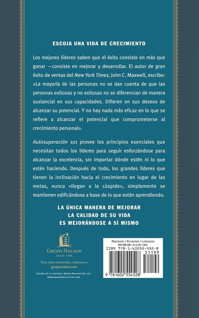 Weitere Ansicht: La Autosuperacin 101 | John C. Maxwell