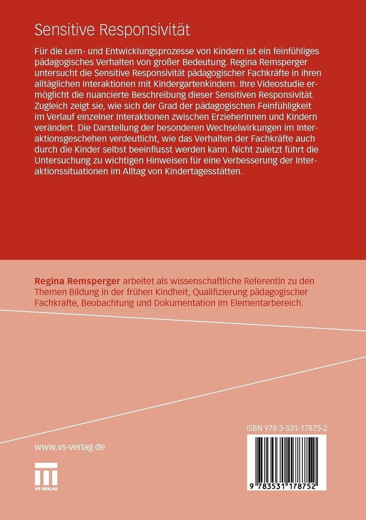 Weitere Ansicht: Sensitive Responsivität | Regina Remsperger