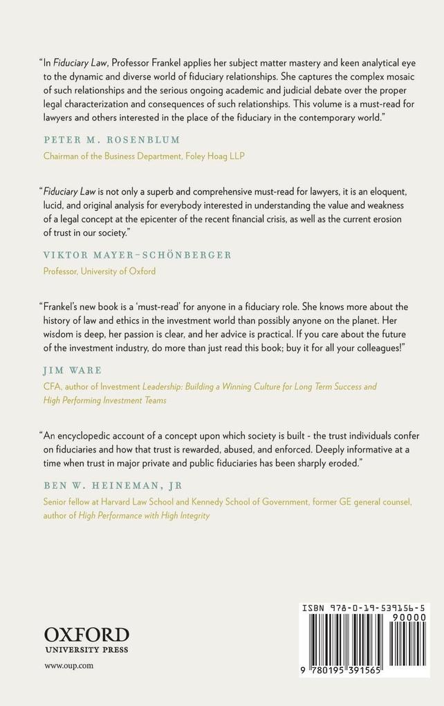 Weitere Ansicht: Fiduciary Law | Frankel
