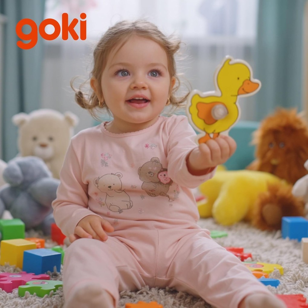 Weitere Ansicht: Steckpuzzle Hund, Ente,... | goki