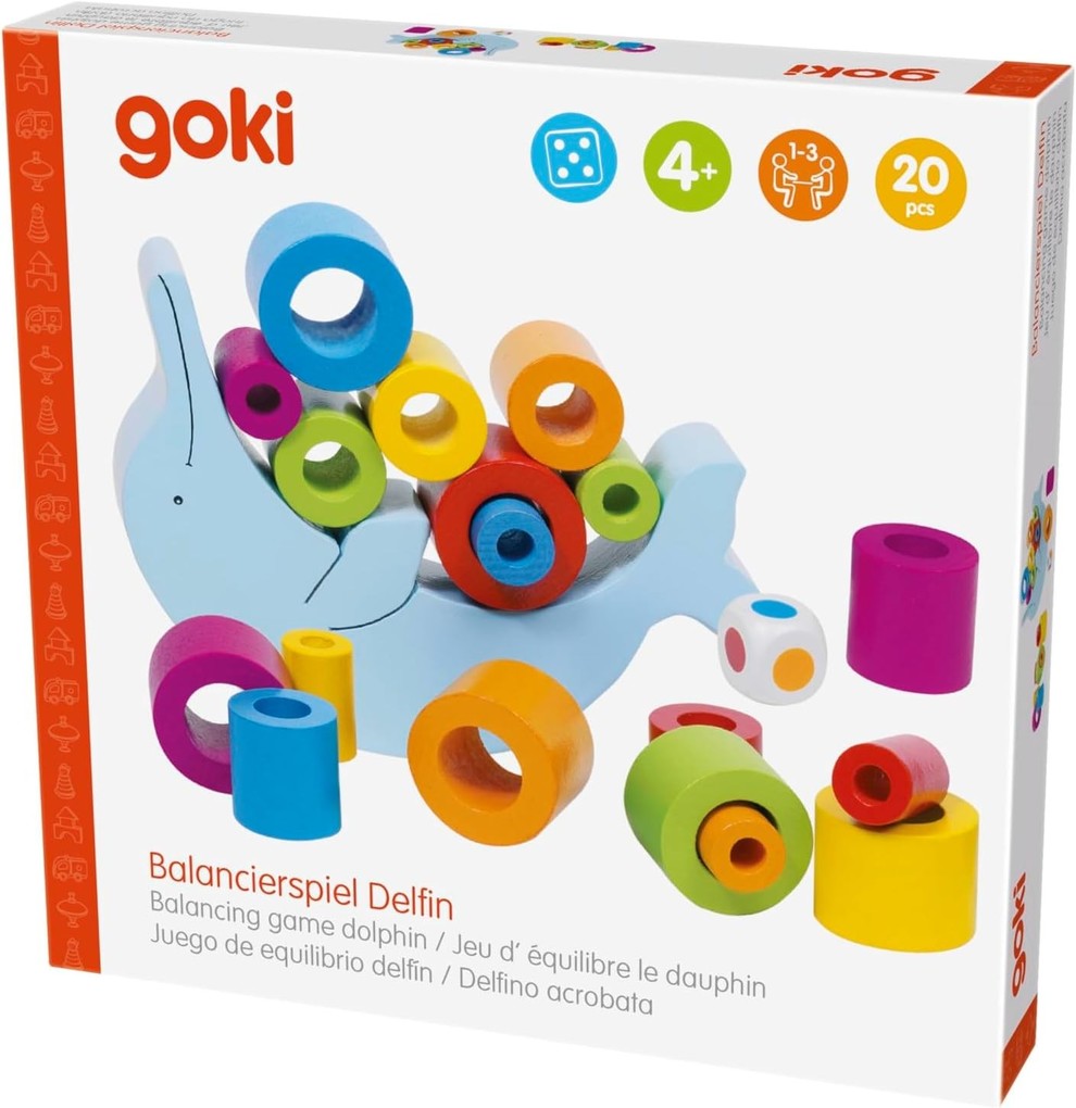 Weitere Ansicht: Balancierspiel Delfin (Kinderspiel) | goki