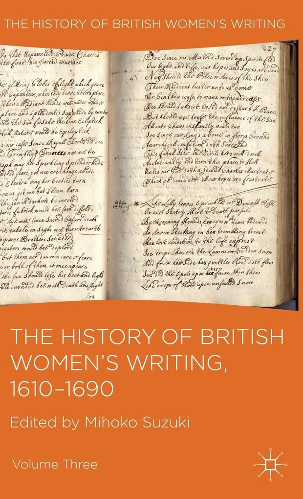 Produktbild: The History of British Women's Writing, 1610-1690