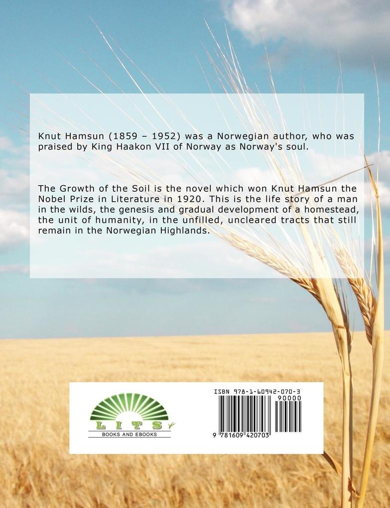Weitere Ansicht: Growth of the Soil | Knut Hamsun