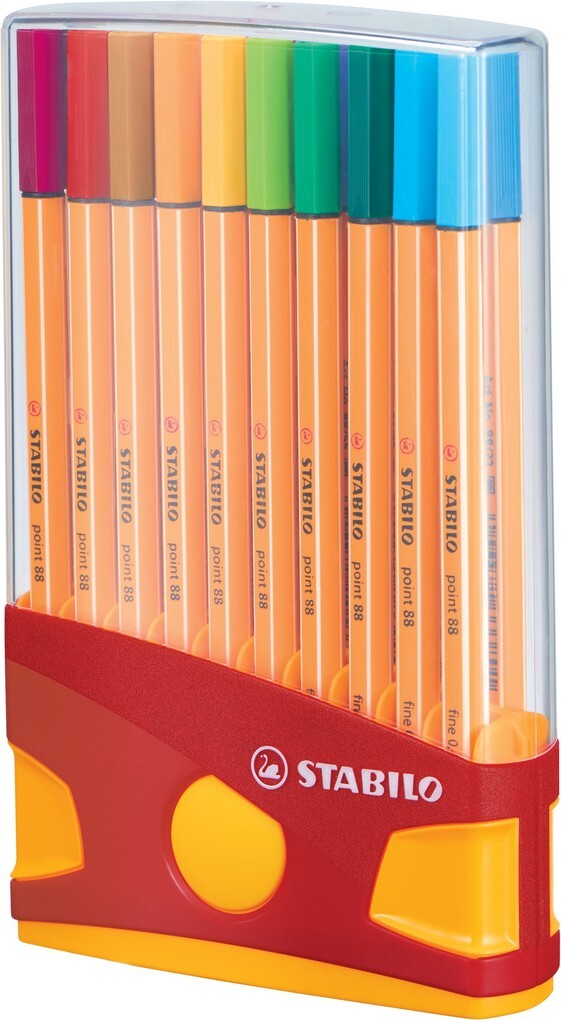 Weitere Ansicht: STABILO Fineliner point 88 ColorParade, 20er Set