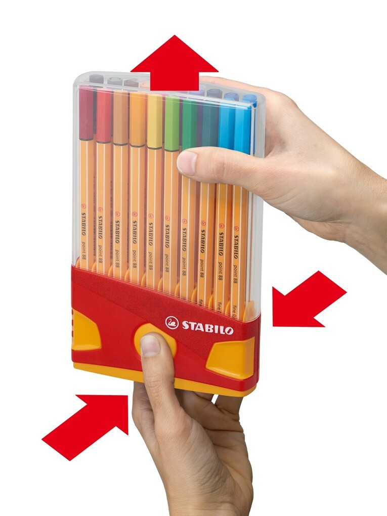 Weitere Ansicht: STABILO Fineliner point 88 ColorParade, 20er Set