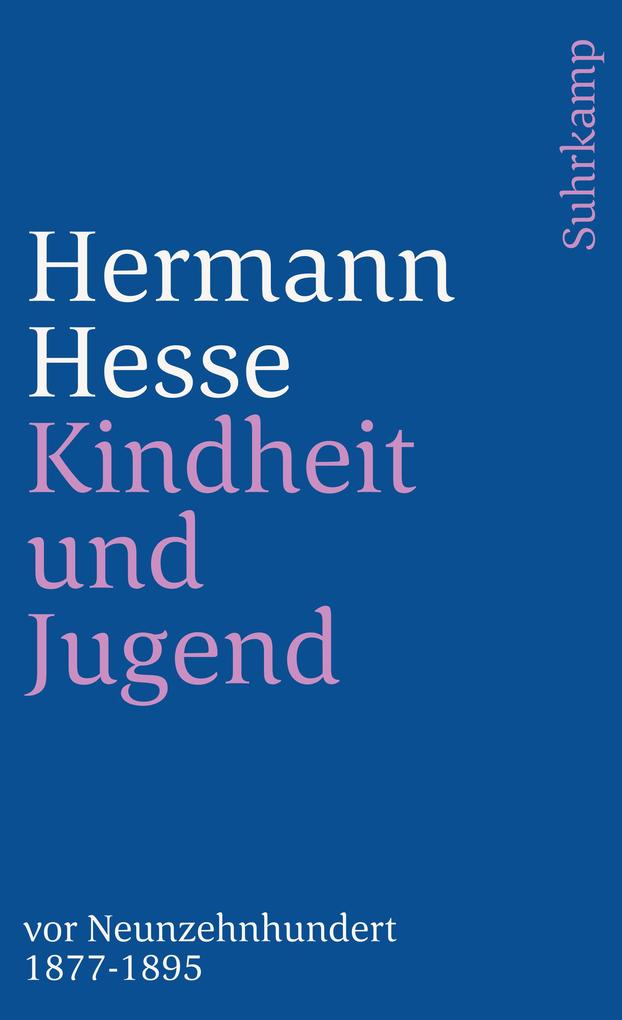 Produktbild: Kindheit und Jugend vor Neunzehnhundert 1 | Hermann Hesse