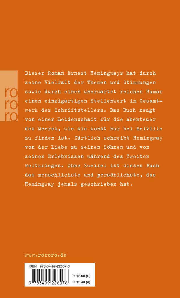 Weitere Ansicht: Inseln im Strom | Ernest Hemingway