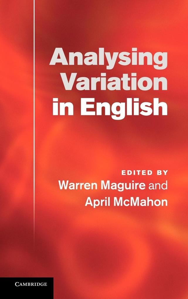 Analysing Variation in English als Buch (gebunden)