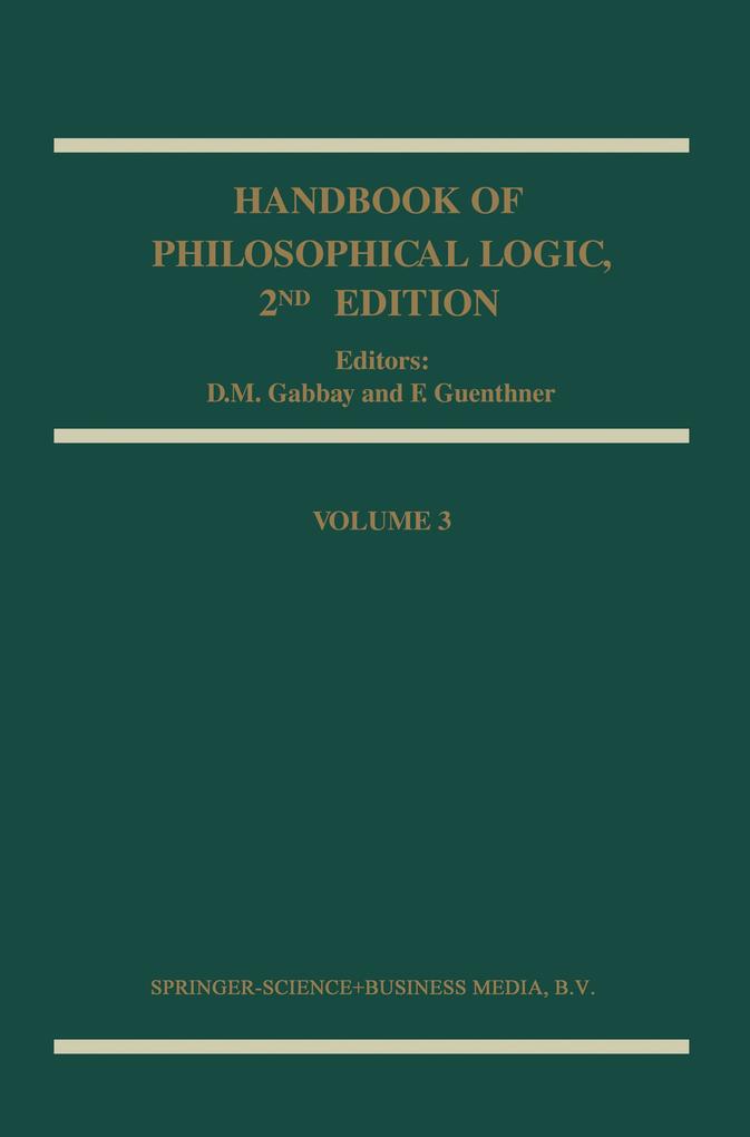 Handbook of Philosophical Logic als Buch (kartoniert)
