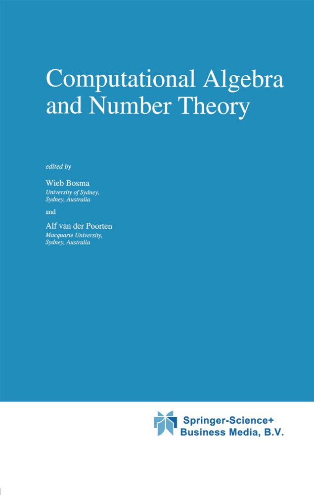 Computational Algebra and Number Theory als Taschenbuch