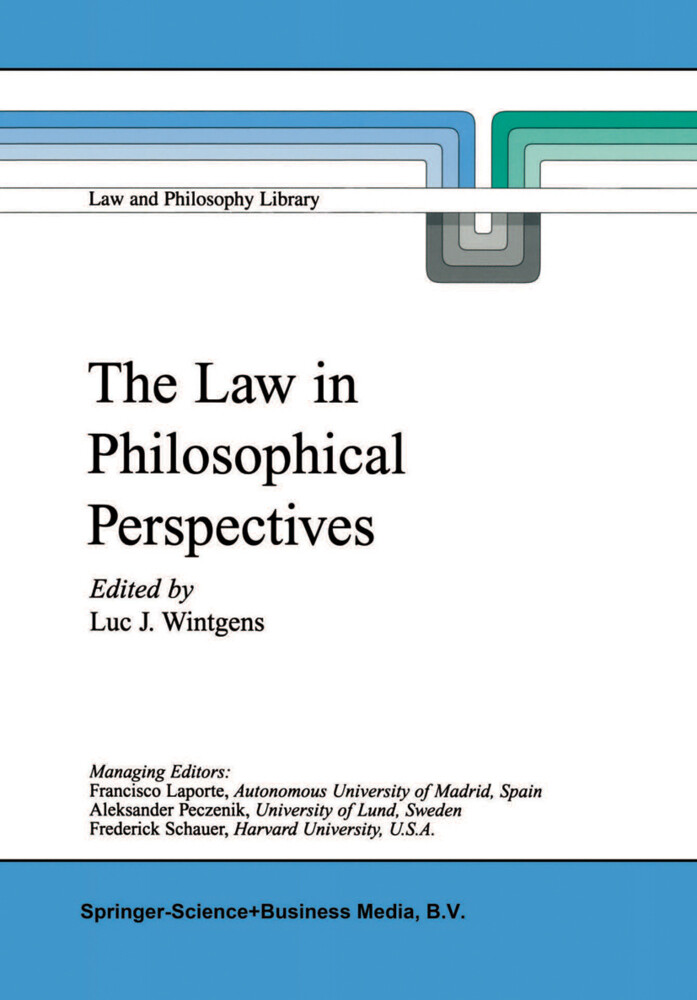 The Law in Philosophical Perspectives als Taschenbuch