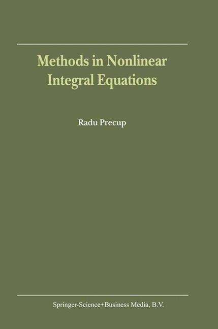 Methods in Nonlinear Integral Equations als Taschenbuch