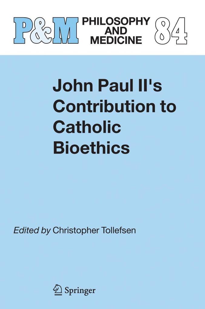 Produktbild: John Paul II's Contribution to Catholic Bioethics