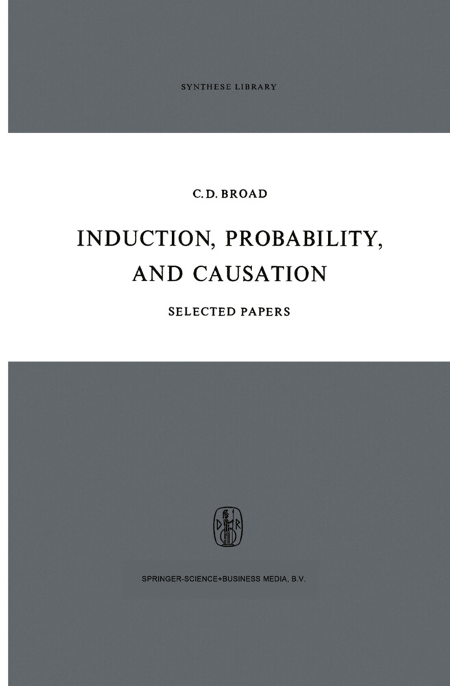 Induction, Probability, and Causation als Taschenbuch