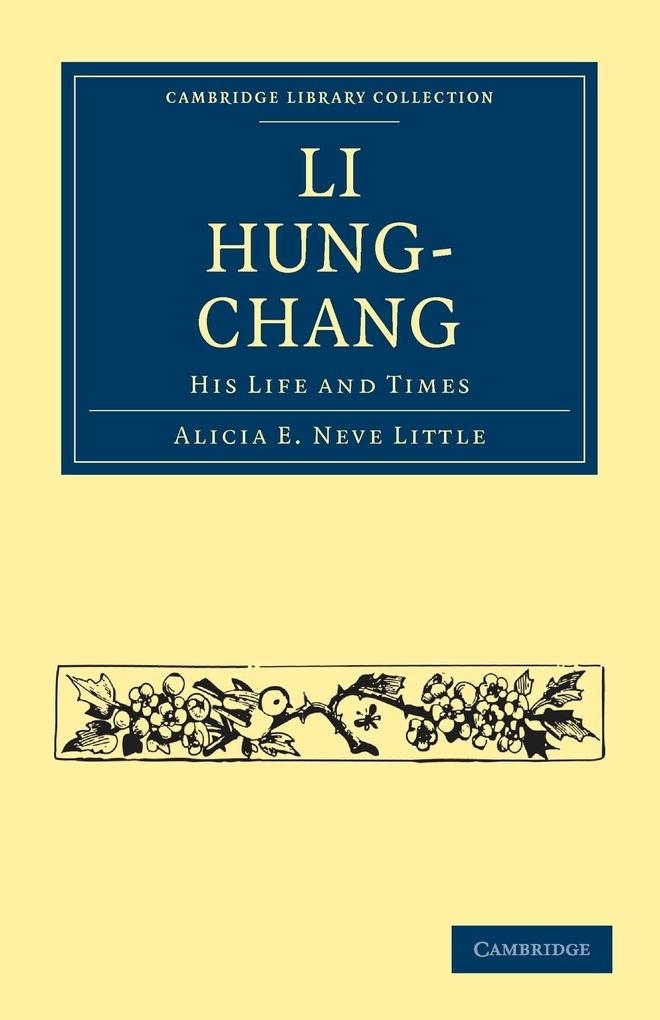 Li Hung-Chang als Taschenbuch