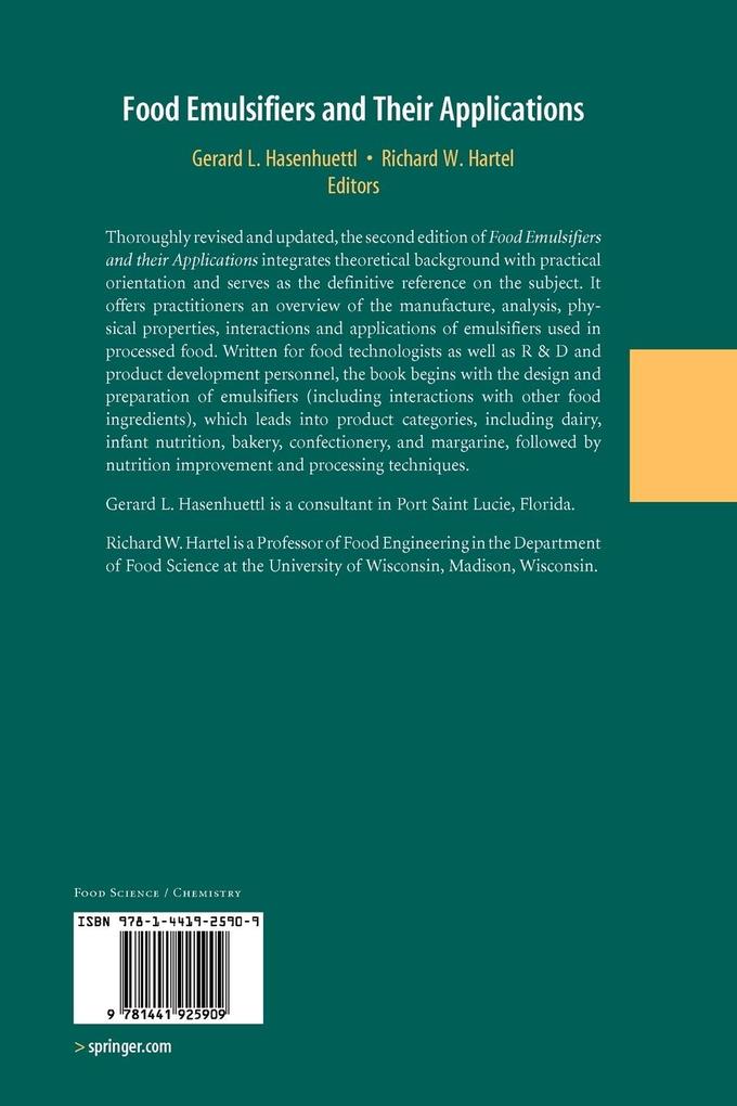 Weitere Ansicht: Food Emulsifiers and Their Applications