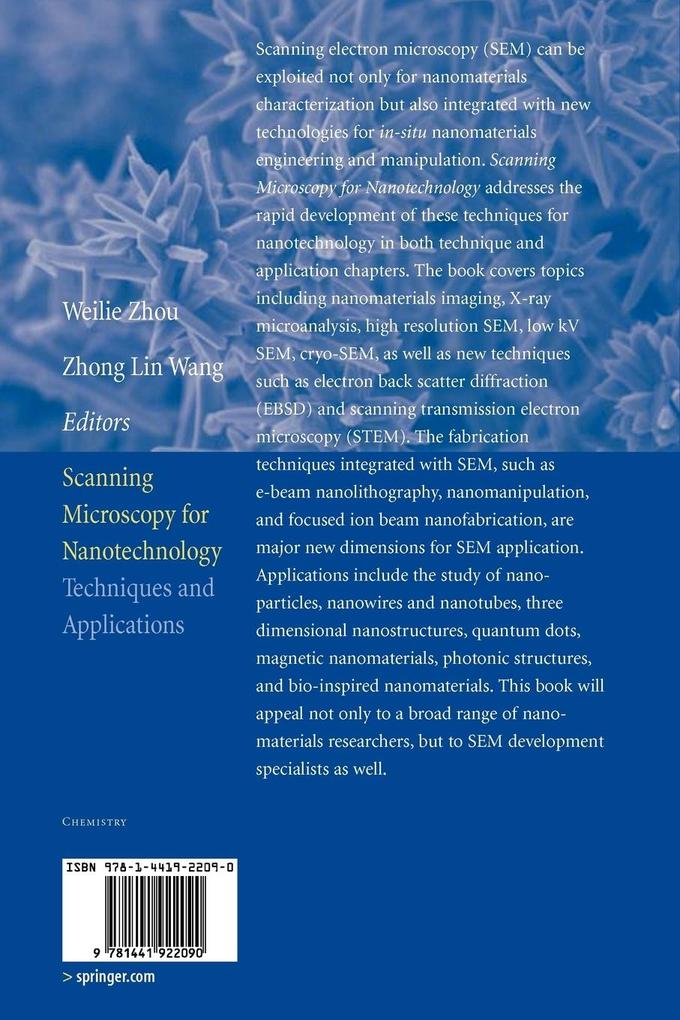 Weitere Ansicht: Scanning Microscopy for Nanotechnology