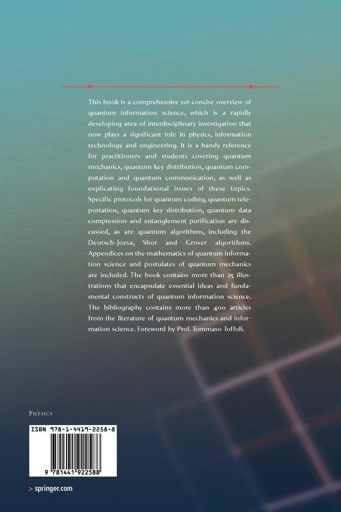 Weitere Ansicht: Quantum Information | Gregg Jaeger