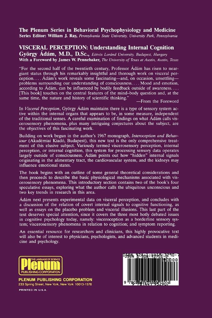 Weitere Ansicht: Visceral Perception | Gyorgy Ádám