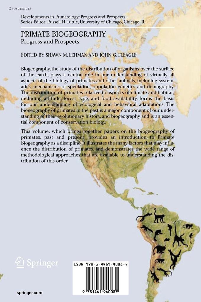 Weitere Ansicht: Primate Biogeography
