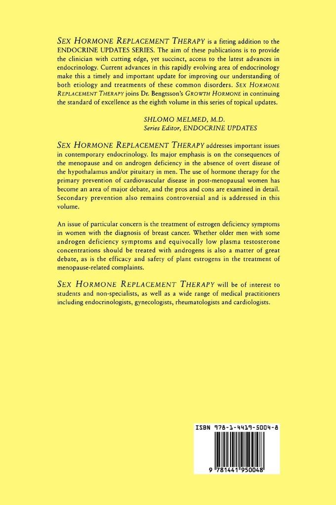 Weitere Ansicht: Sex Hormone Replacement Therapy