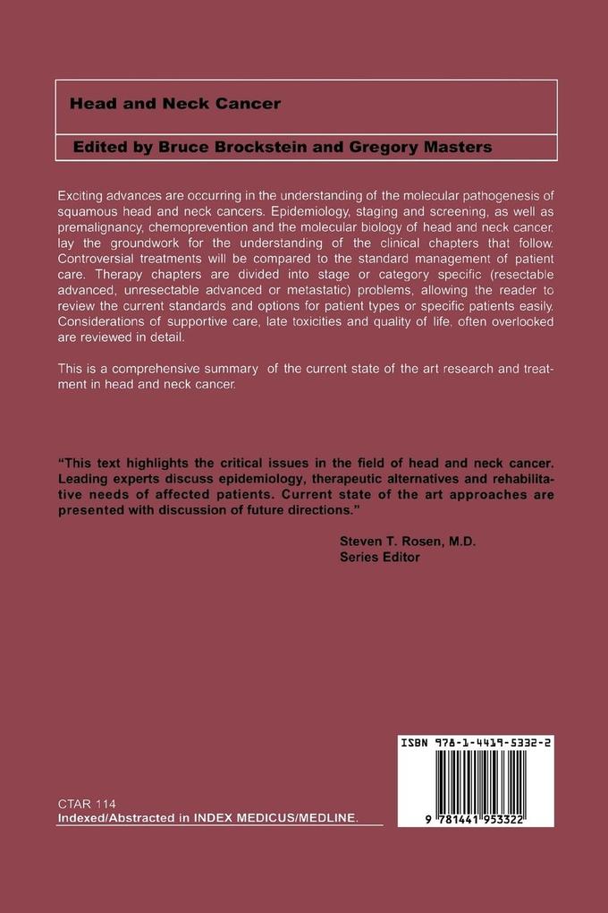 Weitere Ansicht: Head and Neck Cancer