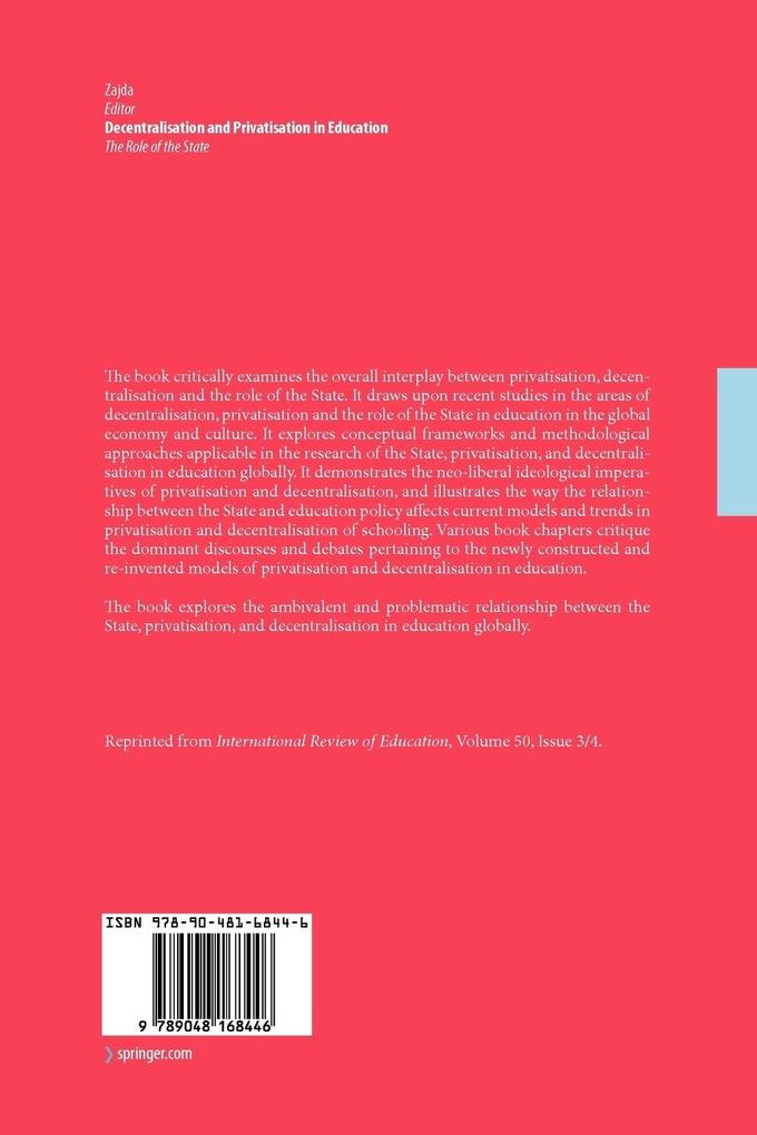 Weitere Ansicht: Decentralisation and Privatisation in Education
