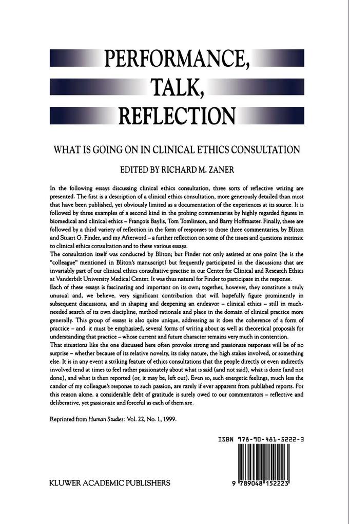 Weitere Ansicht: Performance, Talk, Reflection