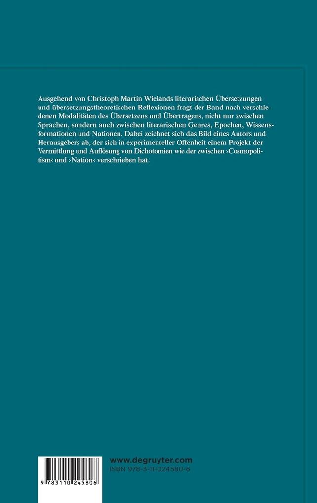 Weitere Ansicht: Wieland / Übersetzen