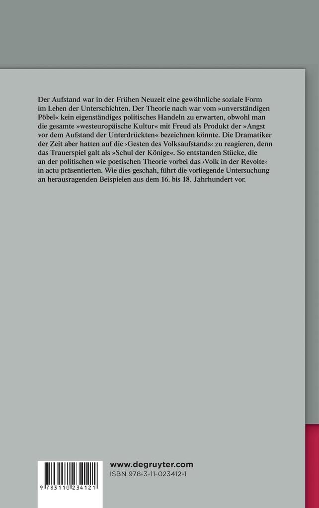 Weitere Ansicht: Geschichte, Politik und das Volk im Drama des 16. bis 18. Jahrhunderts | Arnd Beise