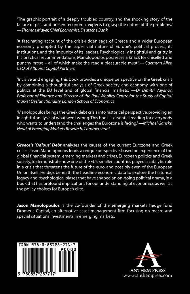 Weitere Ansicht: Greece's 'Odious' Debt | Jason Manolopoulos